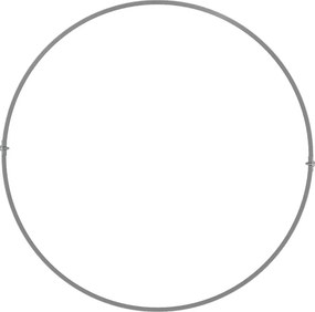 vidaXL Δακτύλιος γλάστρας 5 τμχ. Ασημί 40 x 40 x 20 cm