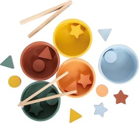 SMF Montessori παιχνίδι ταξινόμησης με λαβίδα