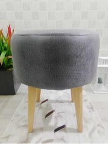 Stewehome Πολυλειτουργικό πουφ κάθισμα με στρογγυλό σχήμα και ρετρό στυλ