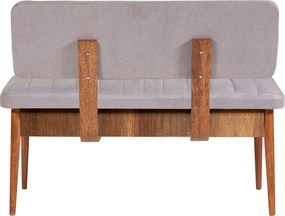 Αναπαυτικό Διθέσιο Κάθισμα Καρυδιά / Soho SETAS 110x40x85