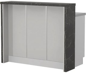 Πάγκος νησίδας Modena-Μήκος: 120 εκ.-Γκρι ανοιχτό-Black Stone