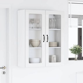 vidaXL Ραφιέρα τοίχου LUCCA Λευκό 80 x 31 x 100 εκ. Επεξεργασμένο Ξύλο