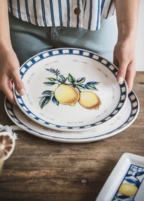 Service Plate Set (6 Pieces) ODL0004 Yellow