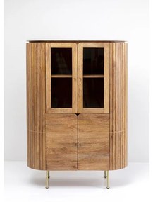 Ντουλάπι Grace Μασίφ Ξύλο Μάνγκο 100x42x145 εκ. - Καφέ