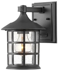 Φανάρι Απλίκα Φωτιστικό Τοίχου 1xE27 IP44 24cm Freeport Elstead Lighting HK-FREEPORT2-S-TBK Μαύρο