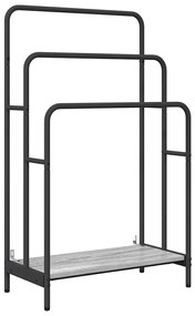 vidaXL Ράφι Ρούχων Γκρι sonoma 60 x 30 x 100.5 εκ Επεξεργασμένο ξύλο