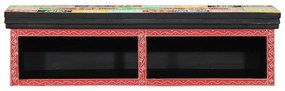 vidaXL Επιλεγμένη Τηλεόραση Τοίχου Πολύχρωμο 80x30x22 εκ. Κατασκευασμένο από Ξύλο