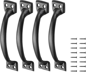 VEVOR 4Pcs Barn Door Handles 6.5 in Rustic Heavy Duty Garden Gate Shed Pulls