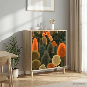 vidaXL Πλαϊνό γραφείο ZAANDAM Sonoma 69 x 33 x 75 εκ.