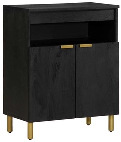 vidaXL Ραφιέρα Μαύρη 60x33x75 εκ. από Επεξεργασμένο Ξύλο