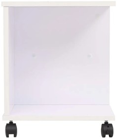 vidaXL Ραφιέρα με Ρόδες Λευκό Χρώμα 50 x 35 x 42 εκ.