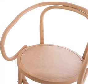 Καρέκλα-Πολυθρόνα JANELLE Ξύλινη Οξιά Φυσικό 56x52x82Υεκ. 56x52x82 εκ.