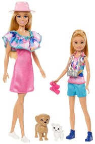 Κούκλα Barbie HRM09 Stacie To The Rescue Με Αξεσουάρ &amp; 2 Σκύλους Multi Mattel