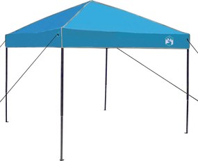 vidaXL Σετ Σκηνών Κατασκήνωσης με στέγη 2 pcs Μπλε Ταφτάς και Υφάσματα