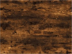 vidaXL Ράφια Τοίχου 4 τεμ. Καπνιστή Δρυς 40x30x1,5 εκ. Επεξεργ. Ξύλο