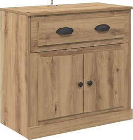 vidaXL Παραδοσιακά Πλευρικά Έπιπλα 2 pcs Artisan Oak