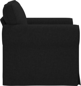 vidaXL Καναπές 60cm Μαύρο Μέταλλο