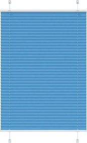 vidaXL Πλισέ περσίδα μπλε 90x150 cm Πλάτος υφάσματος 89,4 cm