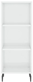 VidaXL Ντουλάπι Γυαλιστερό Λευκό 34,5 x 32,5 x 90 εκ. Επεξεργ. Ξύλο