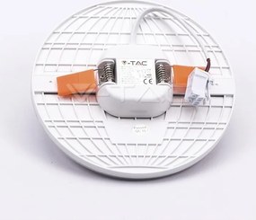 LED V-TAC Πάνελ mini 24W SAMSUNG Chip Στρογγυλό Ρυθμιζόμενο Φως Ημέρας  740