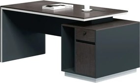 ADVANCE Γραφείο Σκούρο Καρυδί - Sky Grey   1τμχ