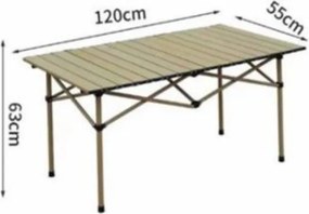 Τραπέζι Αναδιπλώμενο 55x120x63 SDS-21348