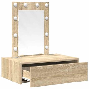 vidaXL Τραπέζι περιποίησης Καφέ 60 x 40 x 70 εκ. Επεξεργασμένο ξύλο