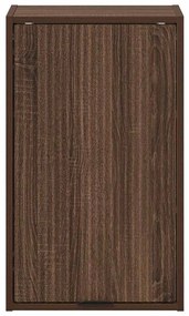 vidaXL Ντουλάπι Μπάνιου Επιτοίχιο Καφέ δρυς 39 x 23.5 x 65 εκ.