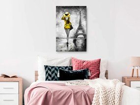 Πίνακας - Parisian Woman (1 Part) Vertical Yellow - 40x60