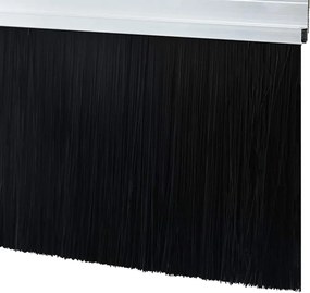 vidaXL Σφραγίδες πόρτας με βούρτσες που προσαρτώνται 6 pcs Ασημί