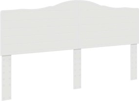 vidaXL Σκελετός Κρεβατιού Λευκό 200 x 200 cm Επεξεργασμένο ξύλο