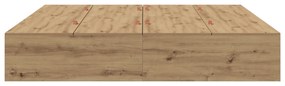 vidaXL Κρεβάτι Αποθήκης Artisan Oak 180x200 εκ.