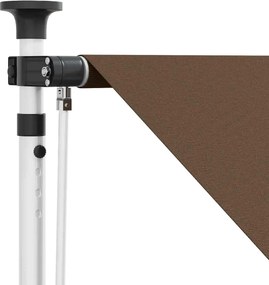 vidaXL Χειροκίνητη Ανακλινόμενη Σκίαση Taupe 100 cm