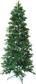 Χριστουγεννιάτικο Δέντρο Πράσινο με Γκι  Ø110 cm Ύψος 210cm Βάση Πτυσόμενη 004717