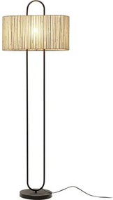 Φωτιστικό Δαπέδου Philadelphia Μεταλλικό Μαύρο 50*25*150εκ. - Μαύρο