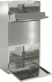 vidaXL Θυρίδα Πακέτων Ασημί 44 x 22 x 82 εκ. Επικαλυμμένος Χάλυβας