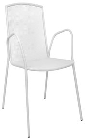 Καρέκλα Πολυθρόνα Μεταλλική Λευκή HΜ5005.02
