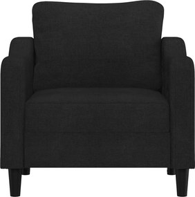 vidaXL Πολυθρόνα Μαύρη 60 εκ. από Ύφασμα