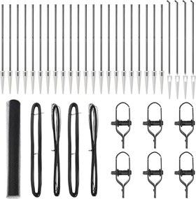 vidaXL Στύλος Περιφράξεων Γκρι 50 x 1,4 μ (δικτυωτό 25 χλστ)