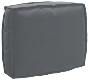 vidaXL Μαξιλάρι Παλέτας για Πλάτη Ανθρακί 50x40x12 εκ. Ύφασμα Oxford