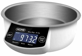 Hoomei HM-1238 Ψηφιακή Ζυγαριά Κουζίνας 1gr/5kg Λευκή