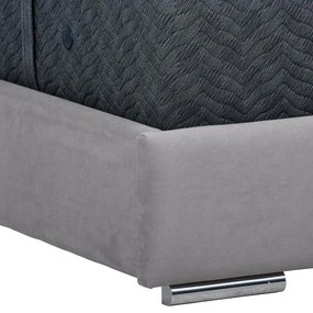 Επενδυμένο Κρεβάτι Udine Fylliana Ανθρακί 160x200 εκ. 167x214x115 εκ.