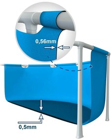 Πισίνα Αποσπώμενο Intex 220 x 150 x 60 cm Ροζ 1662 L