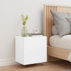 vidaXL Έπιπλο Τοίχου Τηλεόρασης Λευκό 40,5x30x40 εκ. από Επεξ. Ξύλο