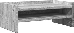 vidaXL Βάση Οθόνης Γκρι Sonoma 42x24x16 εκ. από Επεξεργασμένο Ξύλο