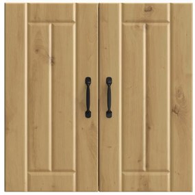 ντουλάπι τοίχου κουζίνας "Lucca" Artisan Oak Engineered Wood - Καφέ