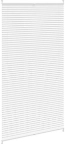 Πλισέ ρόλερ σκίασης 110x200cm Λευκό