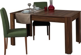 Extendable Dining Table Bois - Walnut Walnut