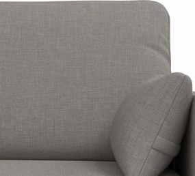 vidaXL Καναπές 120cm 2 pcs Taupe Μέταλλο