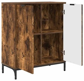 vidaXL Πλαϊνό γραφείο Καπνιστή δρυς 69.5 x 33 x 82 εκ.